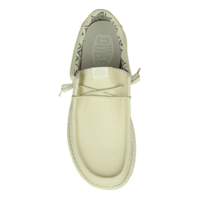 HEYDUDE Wally strech stone white