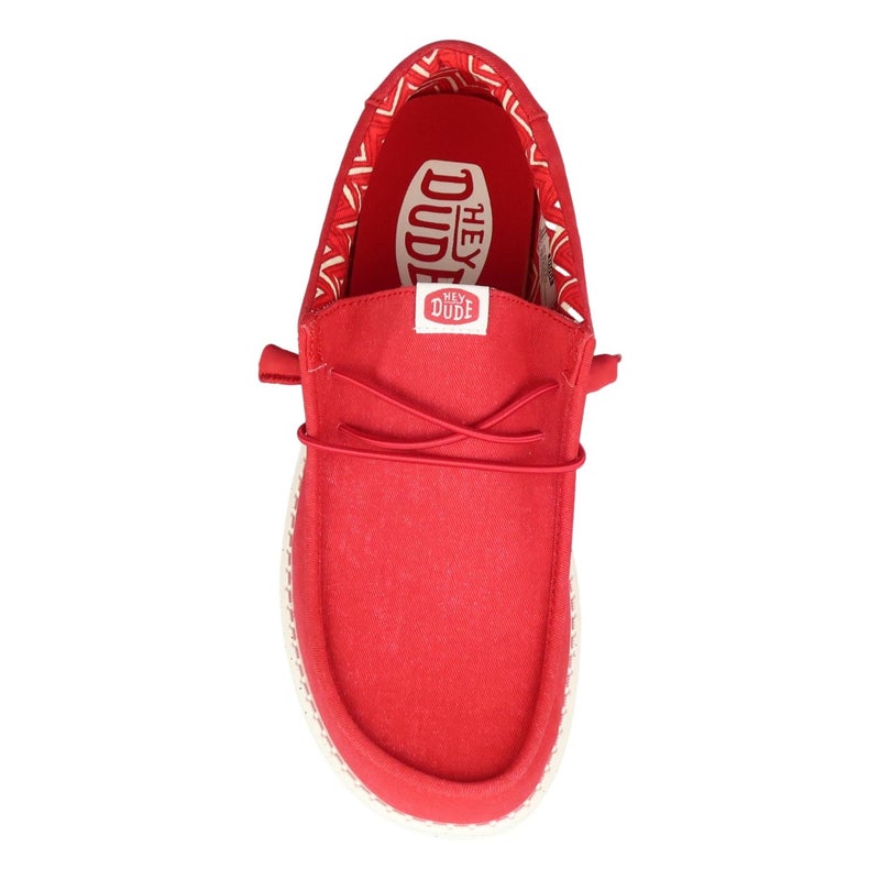 HEYDUDE Wally strech savvy red