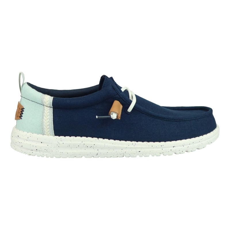 HEYDUDE Wally Craft Linen Navy Blazer