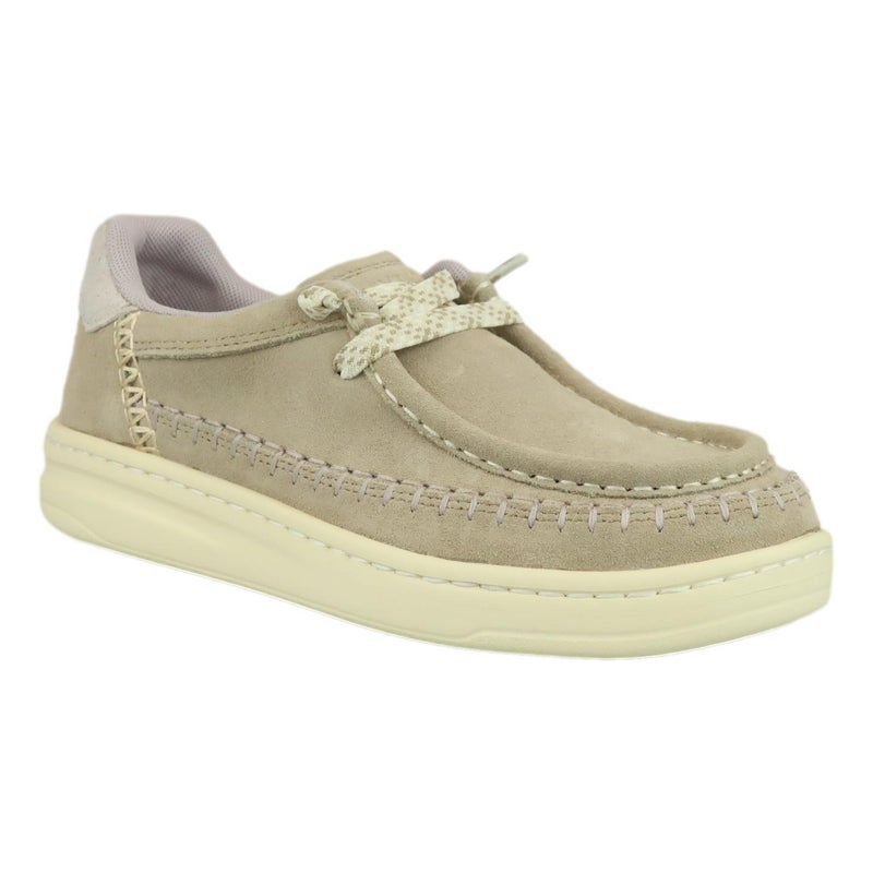 HEYDUDE Harper Moc suede sesame