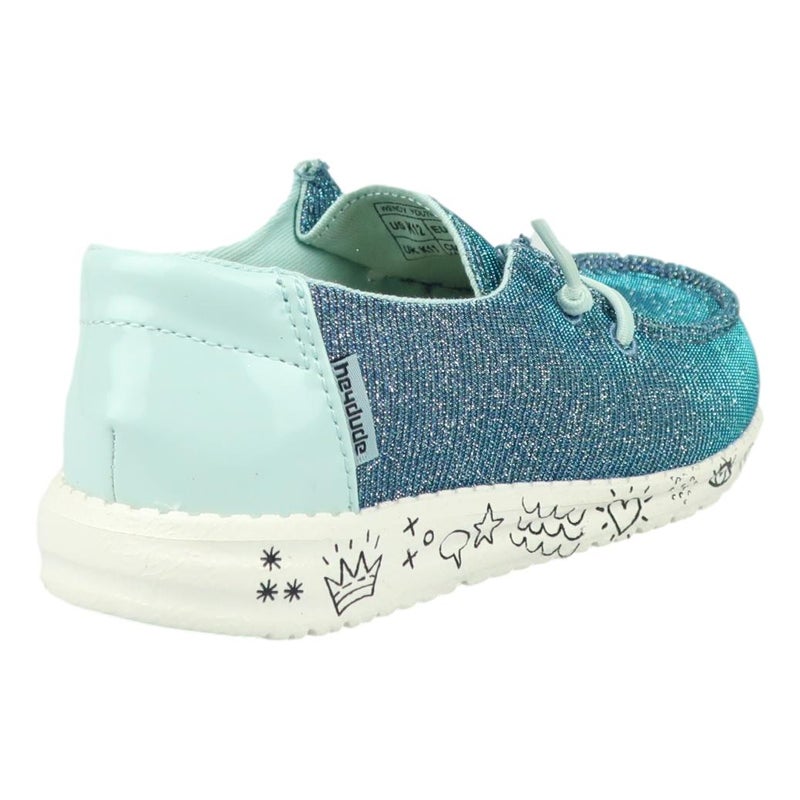 HeyDude Wendy youth disco azur