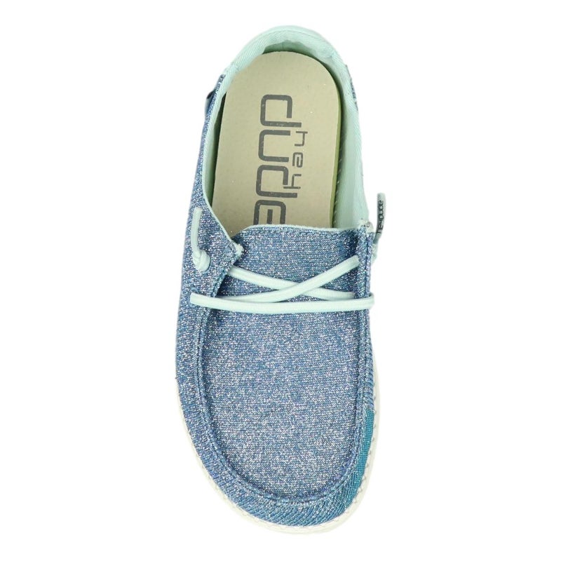 HeyDude Wendy youth disco azur